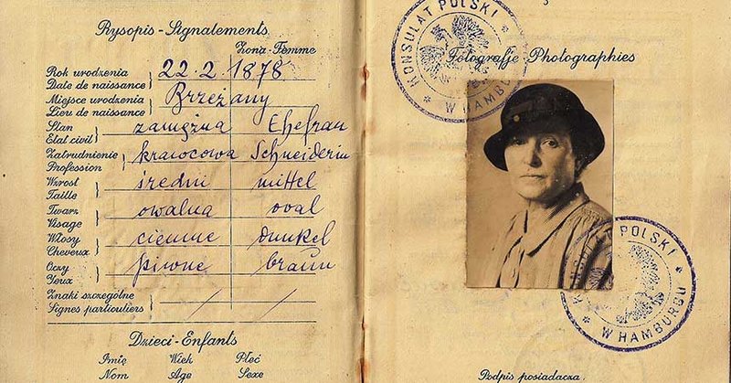 Ryfka Brunn wurde nach Polen ausgewiesen und kämpfte vergeblich um ihr Hab und Gut – Sammlung Neil Kaplan