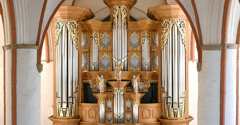 Die Arp Schnitger Orgel in der St. Jacobi Kirche.
