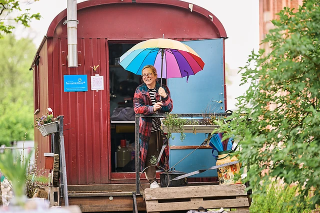 Der Quartiersengel vom Trinitatis Quartier