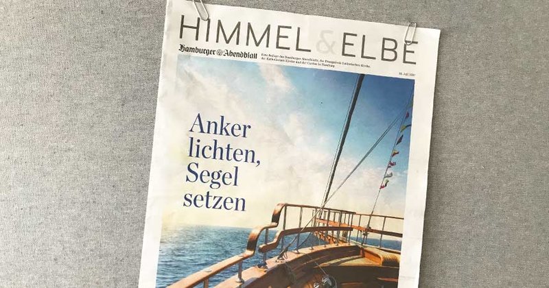 Juli-Ausgabe der Abendblattbeilage Himmel & Elbe