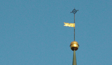 Haselauer Kirchturmspitze - Copyright: © Andreas-M. Petersen / Kirchengemeinde Haselau
