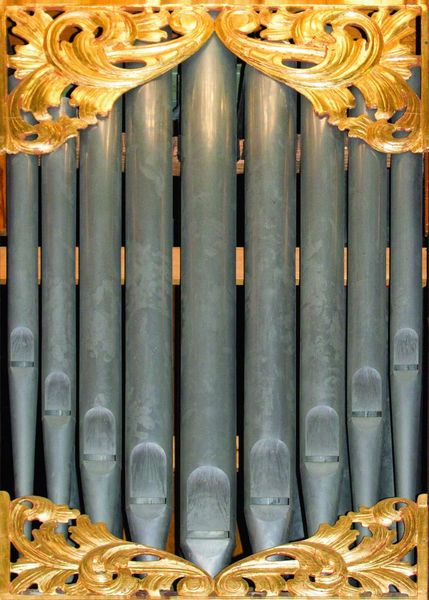 Orgelpfeifen St. Pankratius Ochsenwerder - Copyright: Simone Vollstädt