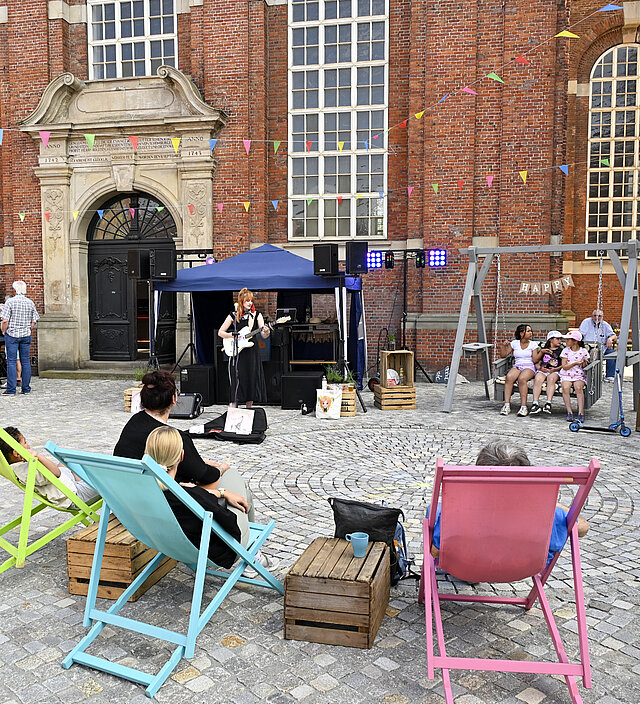 Eröffnung des Trinitatis Quartier mit Live-Musik. Kirchenkreis Hamburg-West/Südholstein
