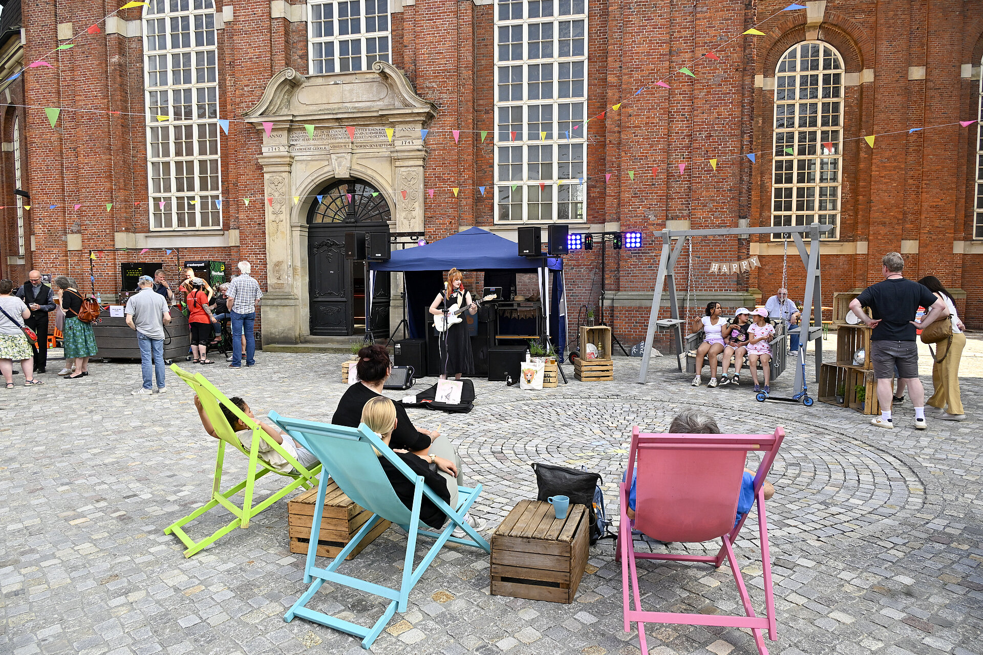 Eröffnung des Trinitatis Quartier mit Live-Musik. Kirchenkreis Hamburg-West/Südholstein