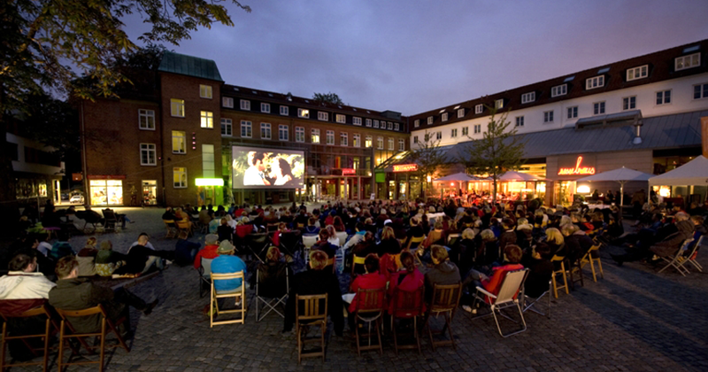 Stimmungsvolle Kulisse für tolle Filme: der Alsterdorfer Markt