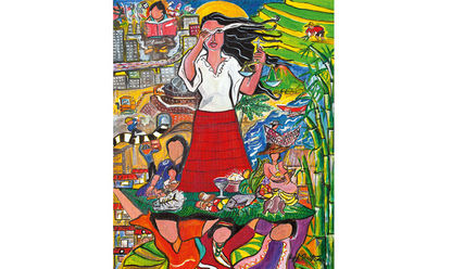 Was ist fair und gerecht? Frauen und ihr Beitrag zum Wohlstand auf den Philippinen - Copyright: Rowena Apol Laxamana Stra Rosa/ Weltgebetstag e.V.