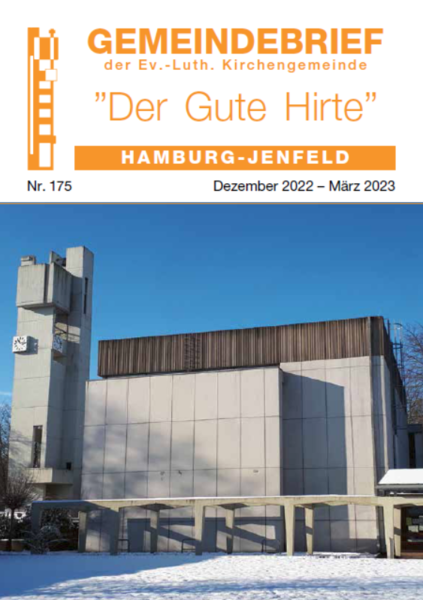 GB Der Gute Hirte Jenfeld 12-22 bis 3-23 Titelseite - Copyright: Gerd Eisentraut