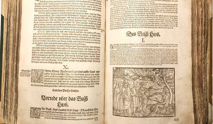 Die Wittenberg-Bibel von 1576 - Copyright: Peter Glunz