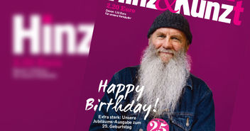 Cover der Jubiläumsausgabe der Hinz&Kunzt - Copyright: © Hinz&Kunzt