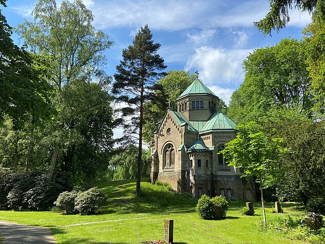 Das Riedemann-Mausoleum im Ohlsdorfer Friedhof