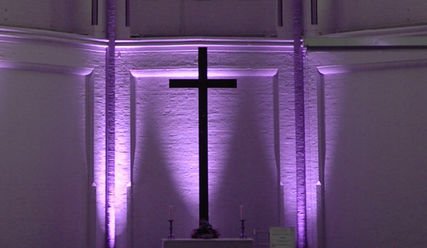Chorraum der Hauptkirche St. Petri - Lichtmontage - Copyright: Foto und Montage: Andreas-M. Petersen