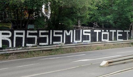 Grafitti gegen Rassismus, Halle (Saale) - Copyright: © Reise Reise, CC BY-SA 4.0
