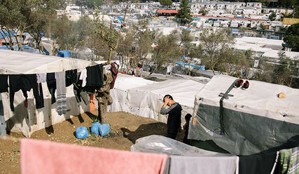 Flüchtlingslager Moria auf Lesbos - Copyright: © Jörg Neumann