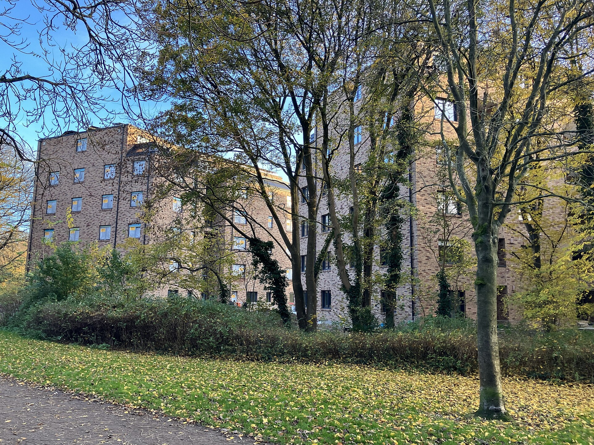 Die Boberstraße in Hamburg-Lurup