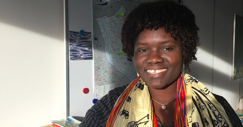 Gut anzukommen: Das heißt für Emma Atieno in Kenia, den Straßenverkehr zu überleben