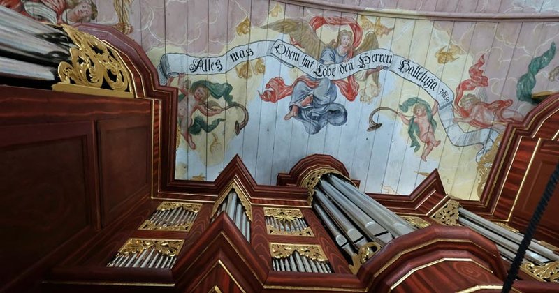 Die Arp Schnitger-Orgel in Neuenfelde: Etwa die Hälfte der 1.700 Pfeifen ist noch original erhalten