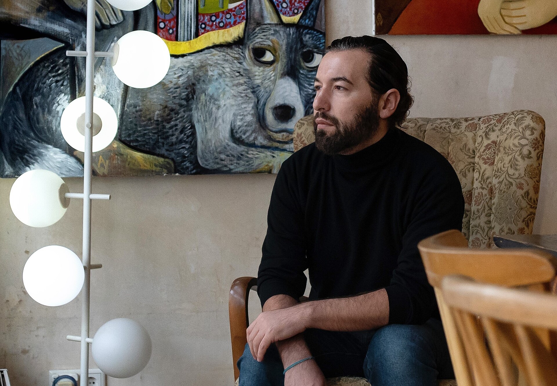 Schriftsteller Kadir Özdemir im Portrait