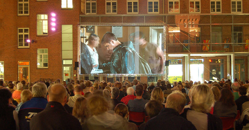 Open-Air-Kino auf dem Alsterdorfer Markt - @ Ev. Stiftung Alsterdorf