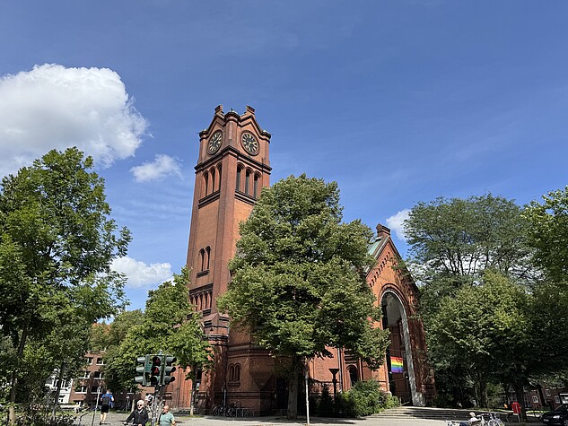 Die Apostelkirche in Eimsbüttel