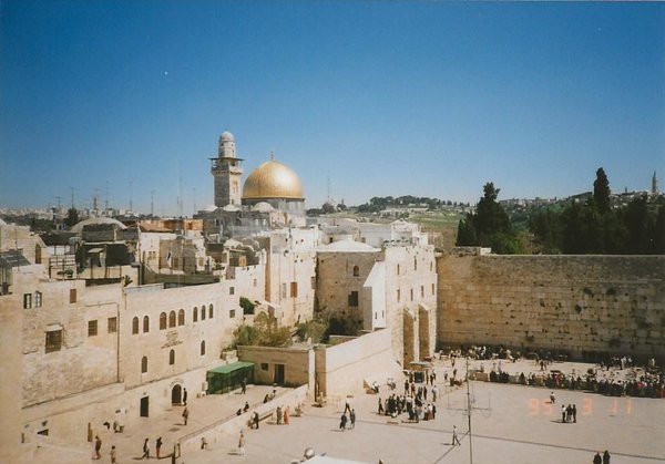 Blick auf Jerusalem mit Felsendom - Copyright: Marion Mathes