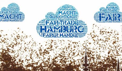 Hamburg wirbt für fairen Konsum - Ausschnitt aus dem Logo der Hamburger Fairen Woche - Copyright: Fair Trade Stadt Hamburg