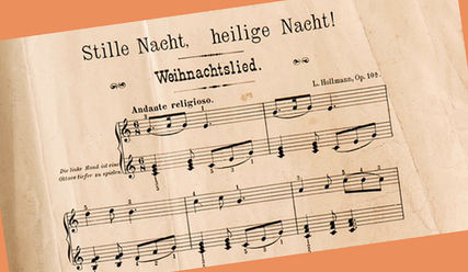 'Andante religioso': eine Klavierversion von 'Stille Nacht' aus dem Jahr 1909 - Copyright: LiliGraphie/fotolia