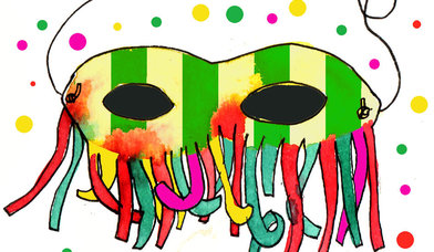 Karnevalsmaske - Copyright: Grafik: Badel