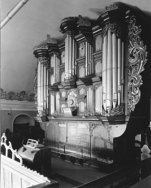 Arp-Schnitger-Orgel in der St. Pankratiuskirche Ochsenwerder 1944 - Copyright: Willi Beutler, StaH: 720-1/343-1_00005063