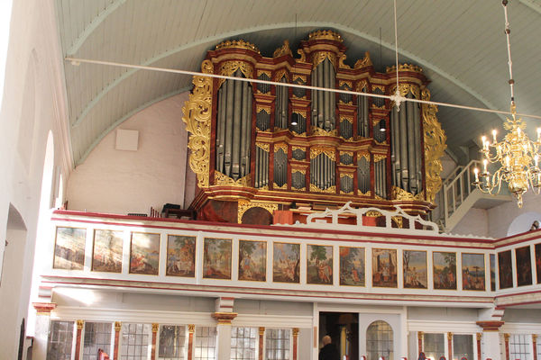 Orgelempore in der St. Pankratiuskirche Ochsenwerder - Copyright: Simone Vollstädt