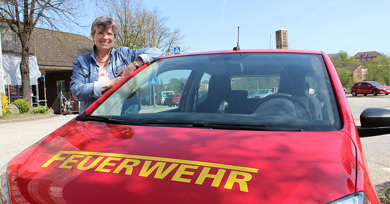 Erneli Martens ist Feuerwehrpastorin - © Timo Teggatz