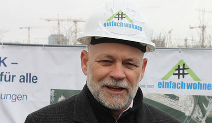 Der Landeschef der Diakonie Hamburg, Dirk Ahrens, ist Sprecher des Bündnisses #einfachwohnen - Copyright: © Hagen Grützmacher