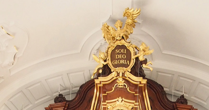 Große Orgel in der Hauptkirche St. Michaelis (Ausschnitt)