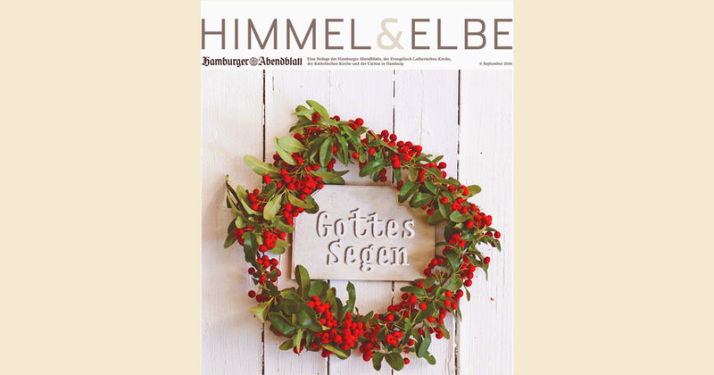 Um das Thema Segen dreht sich die neue Ausgabe des Kirchenmagazins "Himmel & Elbe"