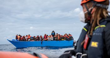 Flüchtlinge im Mittelmeer - Copyright: © Camilla Kranzusch