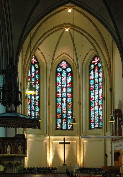 Innenraum der Hauptkirche St. Petri - Copyright: Andreas-M. Petersen / kirche-hamburg.de