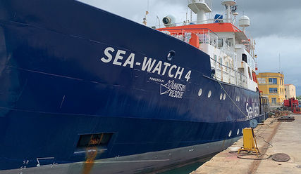 Rettungsschiff Sea-Watch 4 - Copyright: © Philipp Guggenmoos, United4Rescue NGO