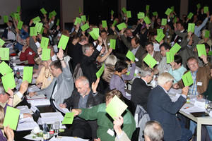 Abstimmung auf der Synode des Kirchenkreises Hamburg-Ost
