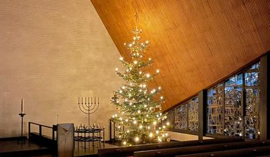 Weihnachtsbaum in der Cantate-Kirche - Copyright: Olaf Krohn