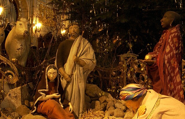 Die Krippe in der Hauptkirche St. Michaelis in Hamburg