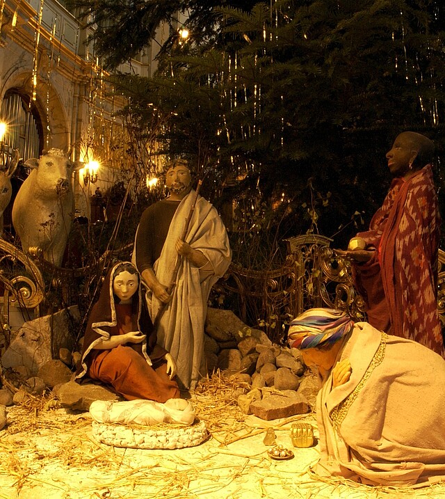 Die Krippe in der Hauptkirche St. Michaelis in Hamburg