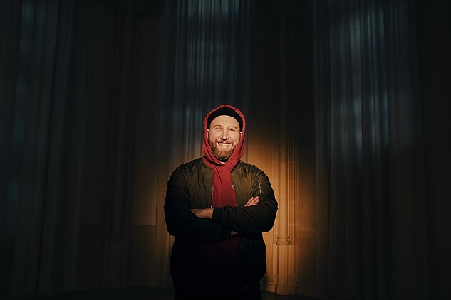 Pastor Ulf Werner in der Kirche der Stille