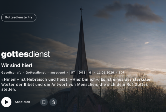 ZDF Fernsehgottesdienst