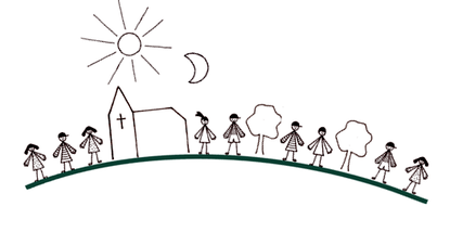 Kirche und Kinder - Copyright: Ev. Kindergarten Sonne & Mond