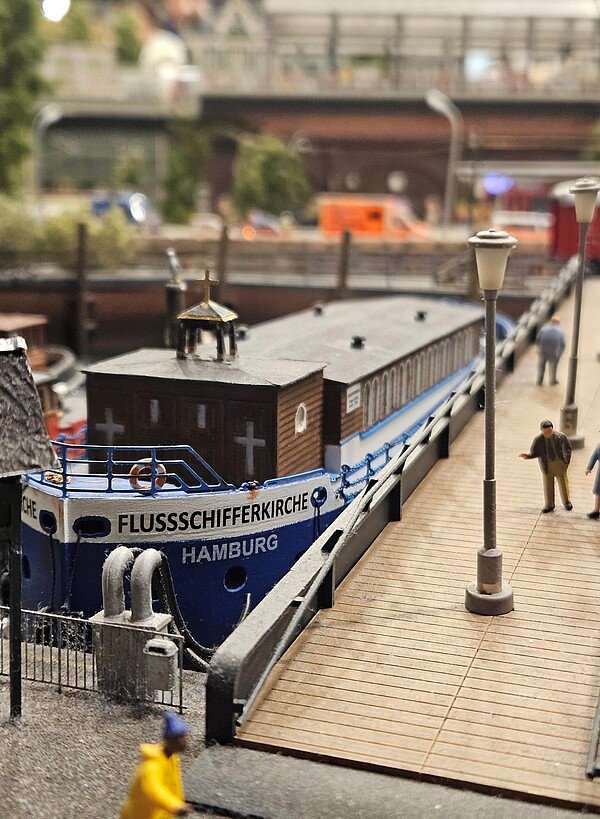 Die Flussschifferkirche im Miniatur Wunderland