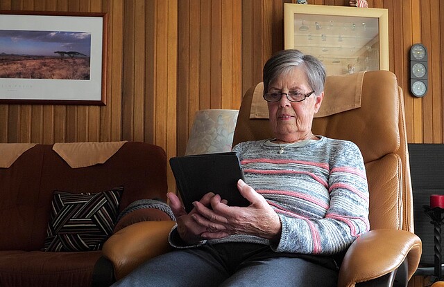 Ilse Rönnfeldt, Rentnerin aus Hamburg, muss umziehen