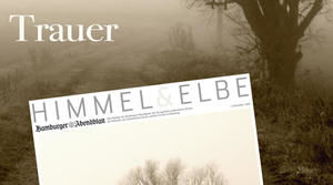 Abendblattbeilage Himmel&Elbe im November 2013 &#150; Thema: Trauer
