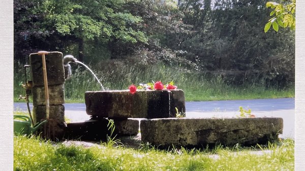 Brunnen mit Blumen - Copyright: Kommunität Imshausen