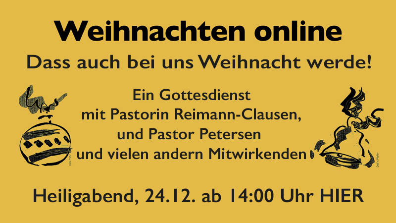 Online-Gottesdienst am Heiligabend 2021 hier zu sehen - Copyright: Andreas-M. Petersen