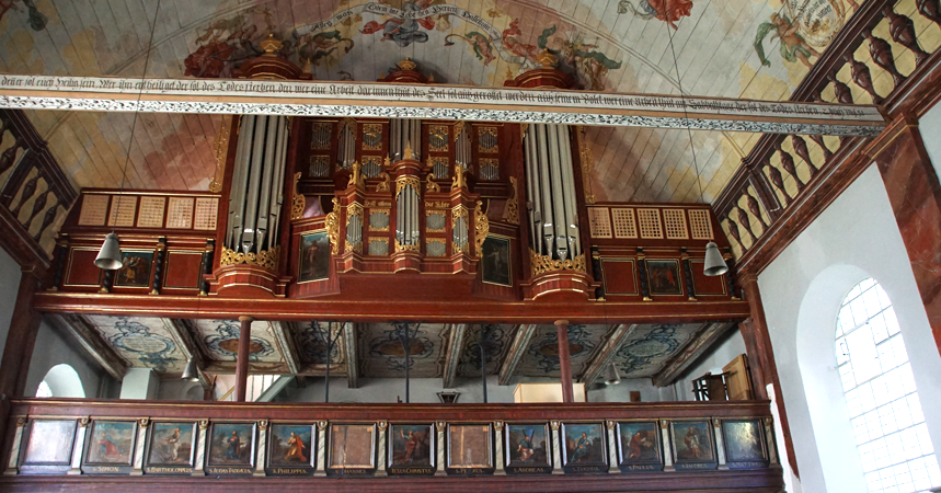 Besichtigenswert – die Schnitger-Orgel in der St. Pankratiuskirche zu Neuenfelde