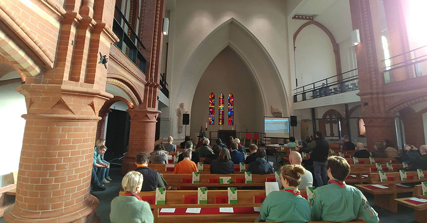 Im Februar gab es ein schon Vorbereitungstreffen zum Kirchentag für interessierte Hamburgerinnen und Hamburger in der Emsbütteler Christuskirche.